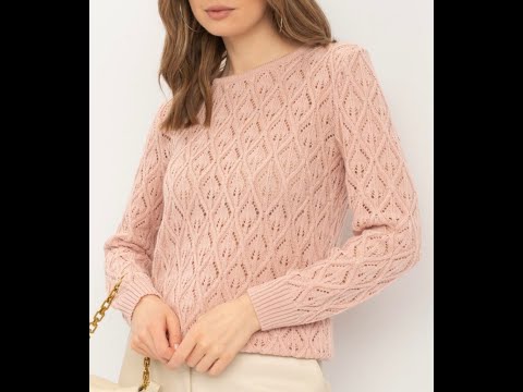 Видео: 💕Шикарные пуловеры. Вязание спицами со схемами узоров.