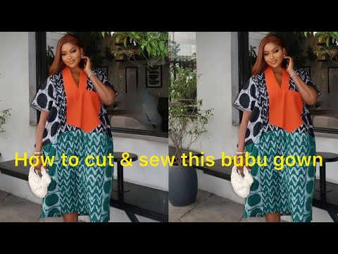 Видео: Как раскроить и сшить платье-кафтан с накладным воротником