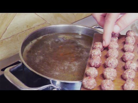 Видео: Рецепт с секретом. Как приготовить суп с фрикадельками. Secret recipe. Soup with meatballs.