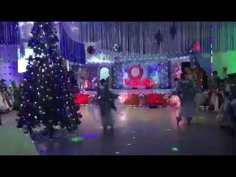 Видео: Новогодняя сказка в селе Бастобе школе М.Горького