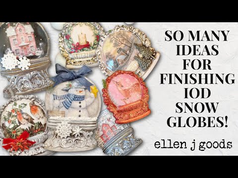 Видео: Идеи завершения для снежных шаров IOD