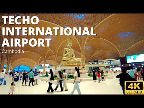Видео: Прогулка по Пномпеню в формате 4K UHD | Международный аэропорт Техо открылся 9 сентября 2025 года