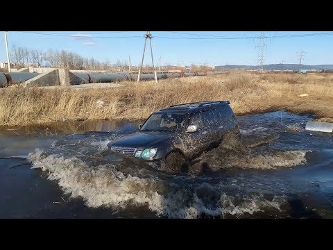 Видео: Lexus LX470, Land Cruiser 100, Land Cruiser 80, Prado 90, Carib. Весенний OffRoad!!!