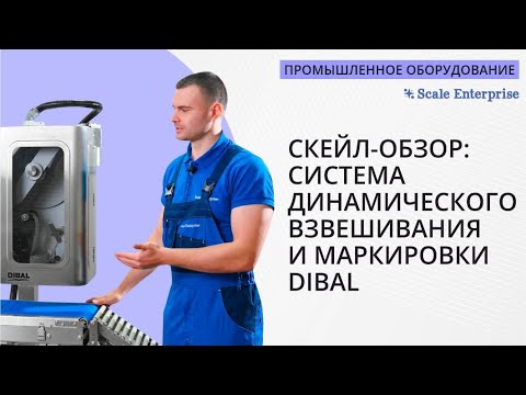 Видео: СКЕЙЛ-ОБЗОР: система динамического взвешивания и маркировки DIBAL