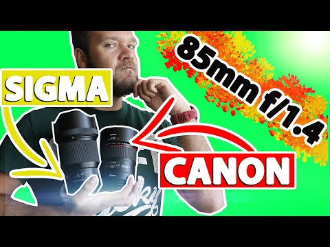 Видео: Sigma 85mm F1.4 Art vs Canon 85mm F1.4L IS - Сравнение лучших портретников под полный кадр