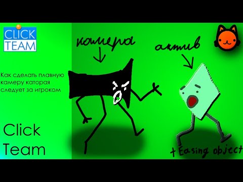Видео: Как сделать плавную камеру которая следит за игроком в ClickTeam Fusion
