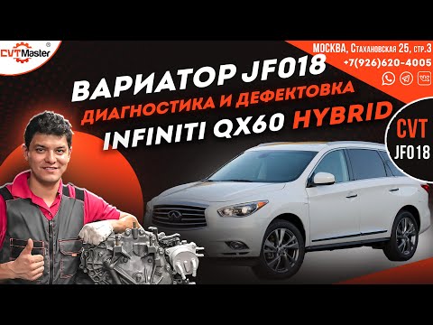 Видео: Диагностика и дефектовка вариатора JF018e Infiniti QX60 Hybrid