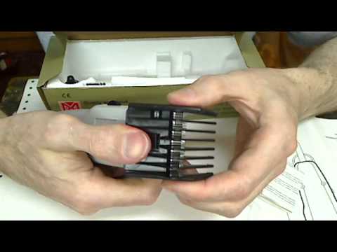 Видео: MOSER 1400 - насадки для ножей