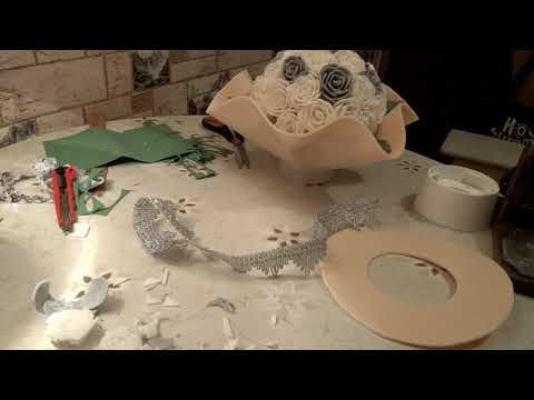 Видео: Светильник - букет. 2часть.Lamp - a bouquet. 2 part.