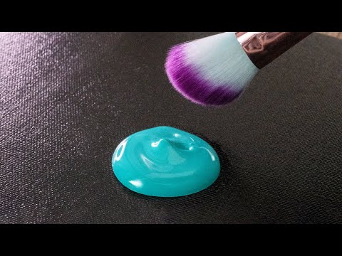 Видео: ✨ Вселенная, которая начинается с синей точки | Расслабляющая акриловая картина #406