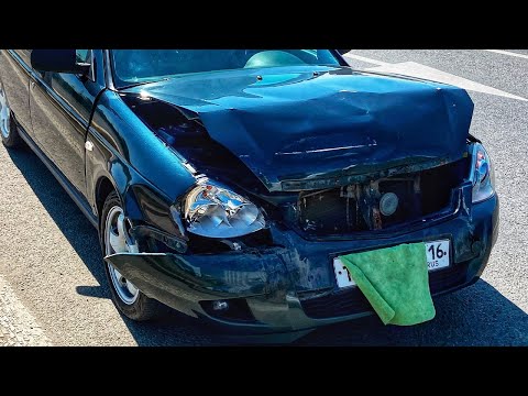 Видео: Пластиковые крылья и капот | Спортивный ресивер Clubturbo | Лада Приора восстановление после ДТП