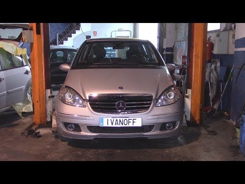 Видео: Ремонт автомобиля Mercedes A180CDI W169 замена свечей накала