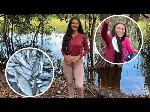 Видео: Рыбалка на сардине в пресной воде Igapó/Sardine от Амазонки