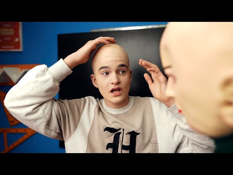 Видео: Где НАШИ ВОЛОСЫ? КИРИЛЛ и УЧИЛКА ТЕПЕРЬ ЛЫСЫЕ!