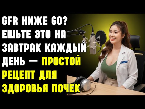Видео: GFR ниже 60? Ешьте это на завтрак каждый день — простой рецепт для здоровья почек | Здоровье пожилых