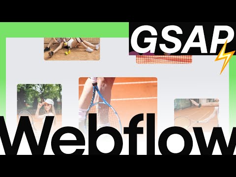 Видео: Как сделать крутую GSAP-анимацию галереи в Webflow