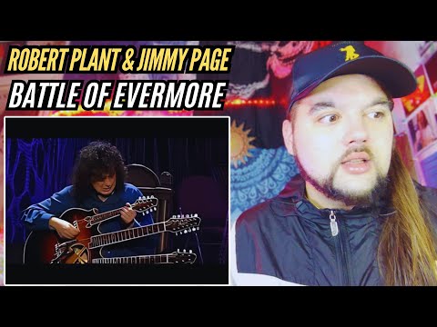Видео: «Battle of Evermore» вживую — Роберт Плант и Джимми Пейдж — первая реакция