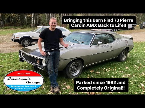 Видео: Возвращаем к жизни найденный в амбаре мотоцикл Pierre Cardin Javelin AMX 1973 года выпуска!