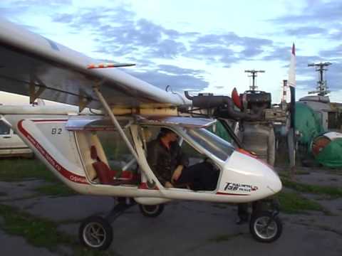 Видео: Ultralight Aircraft B-2. Самолёт Михаила Игнатьева, авиастроителя из Санкт-Петербурга