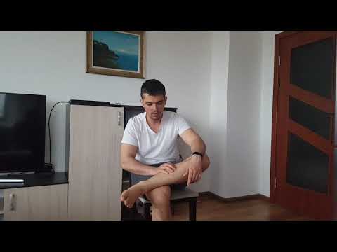 Видео: Инсулт- Самомасаж и пасивно движения на глезен