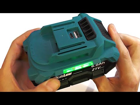 Видео: Недорогие аккумуляторы с USB выходом. Литий-ионная для Makita 18В 4/6AH. Проверка и тесты.