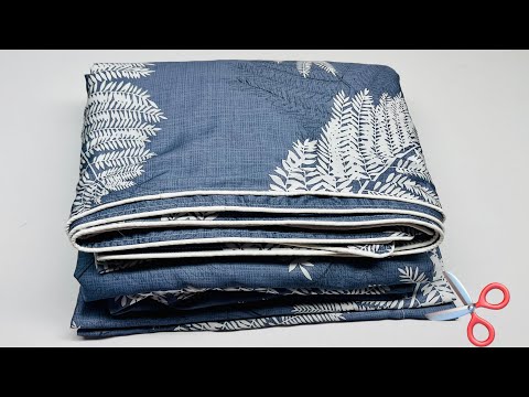 Видео: Как бы поступил профессиональный портной, сшив полный комплект одеял, простыней и подушек на продажу