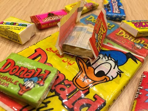 Видео: топ 10 жвачек 90-х / распаковываем и жуем