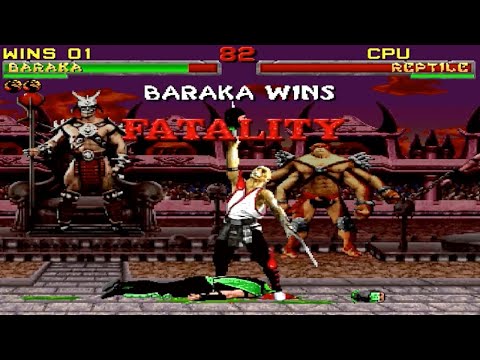 Видео: Mortal Kombat II Komplete Mugen 2021 - BARAKA Полный проход !!!