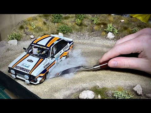 Видео: ДИОРАМА - РАЛЛИ с АВТОМОБИЛЕМ Ford Escort 1/24