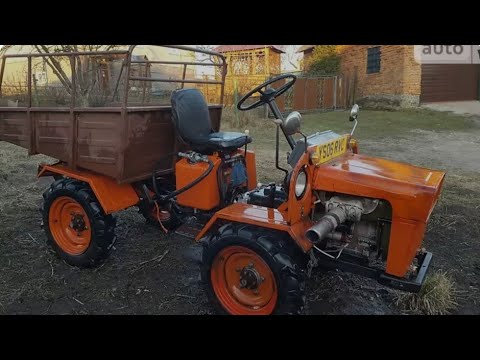 Видео: Мини трактор Прикарпатець 1ч