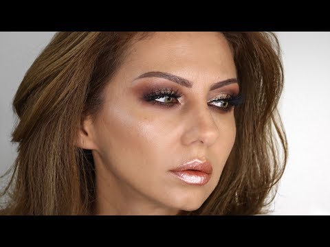 Видео: Бронзов Опушен Грим| Bronze Smokey Makeup| Beauty Time