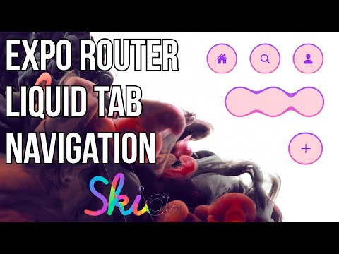 Видео: Как создать жидкие вкладки с помощью Expo Router и React Native Skia