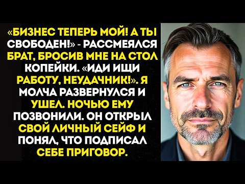 Видео: Брат отнял у меня нашу фирму и выгнал на улицу. Но он не проверил, что я…