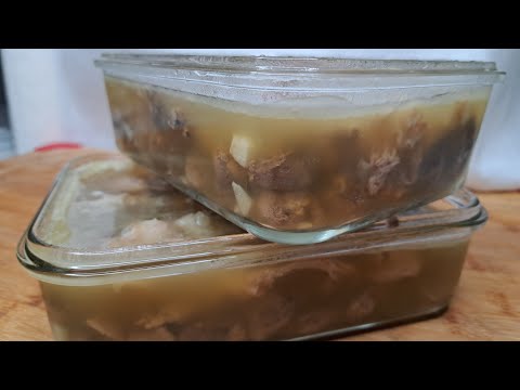 Видео: Холодец  за час. В скороварке из потрошков и свиной ноги.