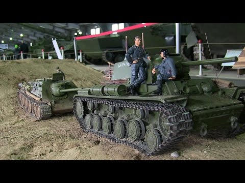 Видео: Танки на Радиоуправлении "Танковый Бой"
