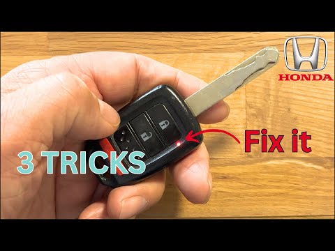 Видео: Как исправить постоянно горящий красный индикатор на ключе Honda с помощью этих 3 трюков