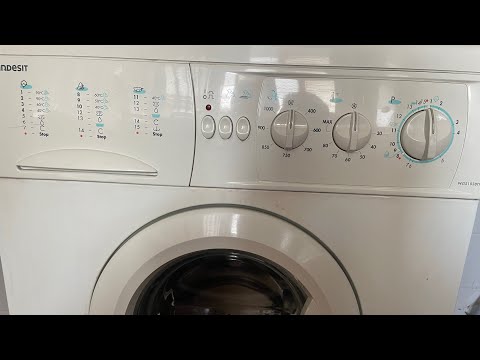 Видео: Обзор старой стиральной машины indesit WGS 1038 TX