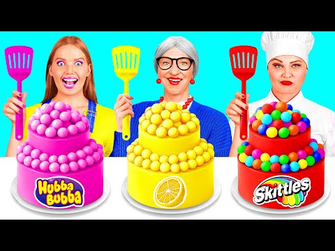 Видео: Кулинарный Челлендж: Я против Бабушки | Смешные Моменты от DaZaZa Challenge