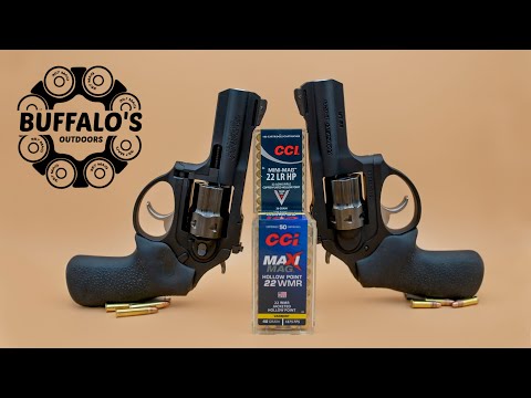 Видео: 22 Magnum против 22LR из 3-дюймового ствола ~ CCI MAXI MAG против MINI MAG