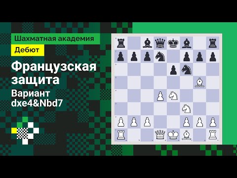 Видео: Французская защита #5: Вариант dxe4&Nbd7 // Дебют