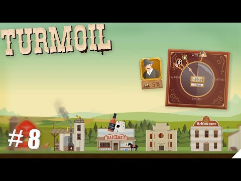 Видео: Turmoil прохождение серия-8 | Побеждаем на фондовом аукционе