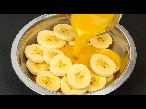 Видео: Только бананы и апельсин! Лучший домашний десерт за 5 минут! Без выпечки!