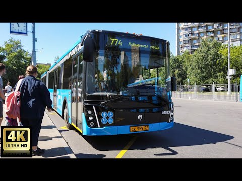Видео: 774 маршрут автобуса. 23.06.2022 год. Москва.