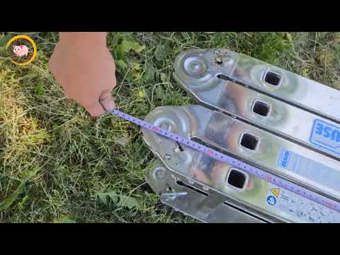 Видео: Шарнірна 4-секційна драбина KRAUSE Corda 4х3/Вибір очевидний