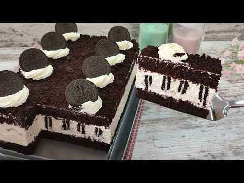 Видео: Самый быстрый и вкусный торт ОРЕО! Без желатина! Тает во рту! Ручным миксером! Oreo Cake recipe