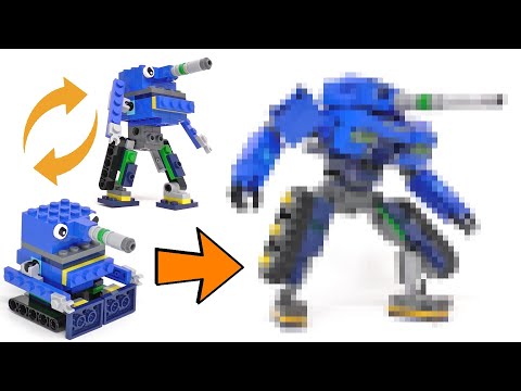 Видео: Модернизация робота-танка моего сына из Lego