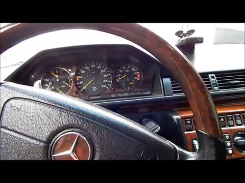 Видео: датчик наружней температуры на мерседес W124