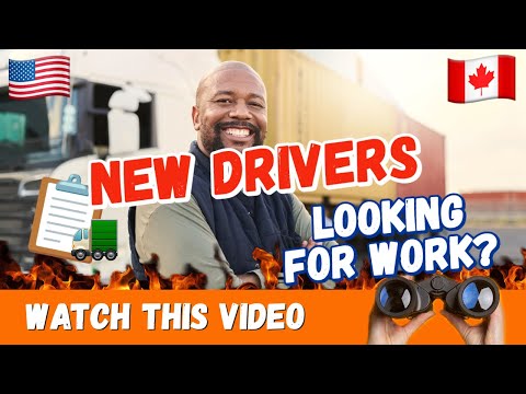 Видео: Недавно получивший лицензию водителя грузовика? СОВЕТЫ по получению работы в сфере грузоперевозок