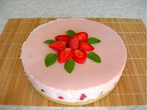 Видео: Клубничный Йогуртовый Торт БЕЗ ВЫПЕЧКИ!