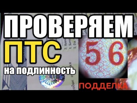 Видео: ПОДДЕЛЬНЫЙ ПТС?! Как проверить ПТС перед покупкой автомобиля с пробегом.